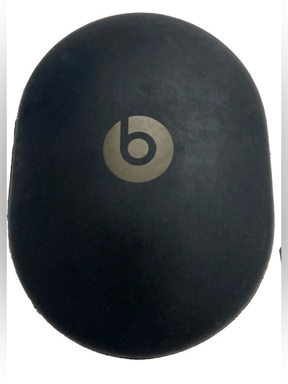 Beats Headphone Carrying Case in Black with Gold Logo Like New